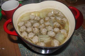 暖暖的冬瓜丸子汤的做法步骤8