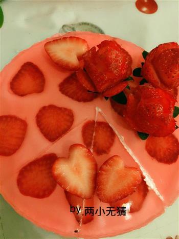 简单的草莓慕斯蛋糕的做法图解11