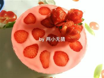 简单的草莓慕斯蛋糕的做法图解9