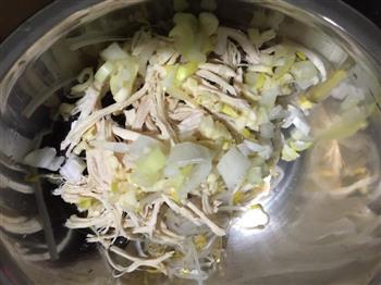 凉拌鸡丝豆芽紫菜的做法步骤5