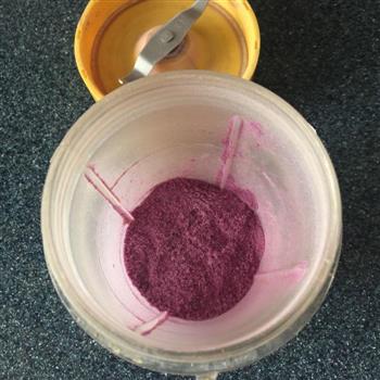 自制紫薯粉做的紫薯蝴蝶花卷的做法步骤6