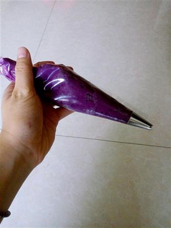 低脂紫薯泡芙的做法步骤10