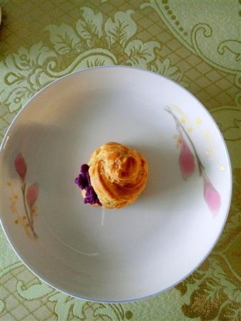 低脂紫薯泡芙的做法步骤9