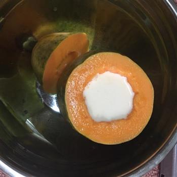 木瓜鲜奶冻的做法步骤7