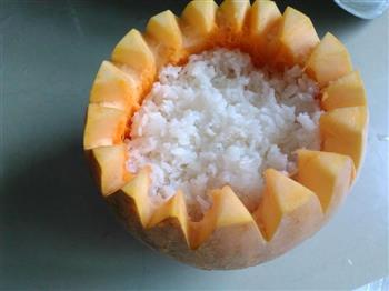 排骨南瓜盅饭的做法步骤6