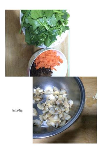 蛤蜊疙瘩汤的做法步骤1