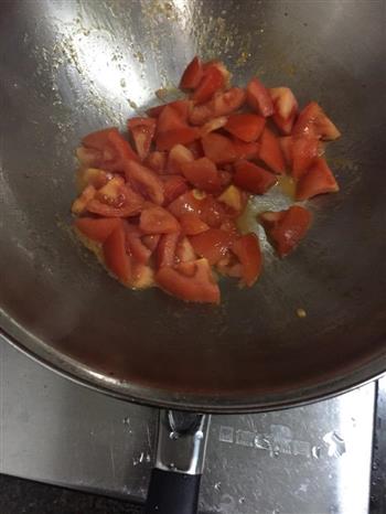 番茄鸡蛋拌面的做法步骤4
