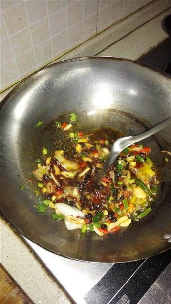 香辣红酒豆豉排骨牛肉混合干锅的做法步骤10