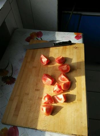 西红柿打卤面的做法图解1