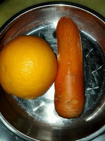 甜橙胡萝卜浓汤的做法图解1