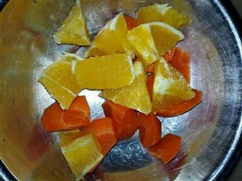甜橙胡萝卜浓汤的做法图解2