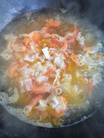 香菇鸡蛋菠菜面片汤的做法步骤4