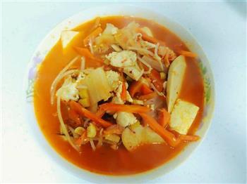韩式辣白菜汤的做法步骤5