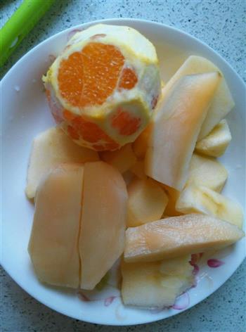 苹果橙子雪莲果汁的做法步骤1