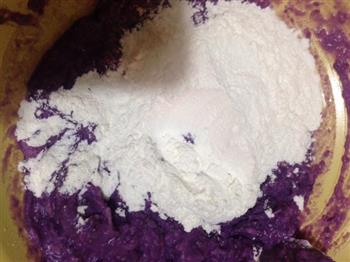 紫薯山药糯米饼的做法步骤3