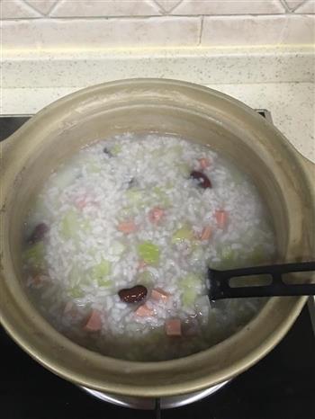 肉糜白菜砂锅粥的做法图解4
