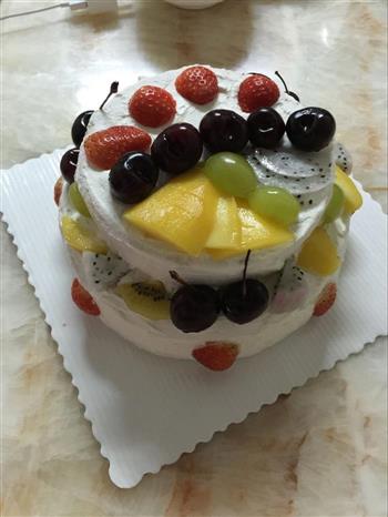 双层水果生日蛋糕的做法步骤19