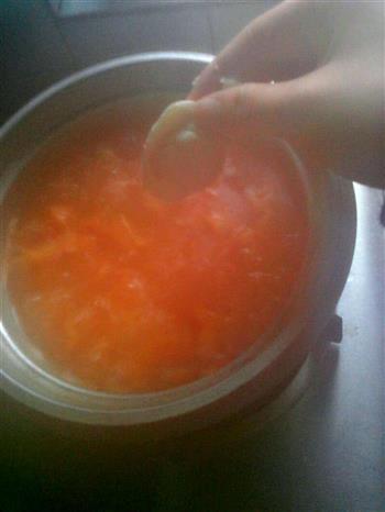 番茄土豆饺子汤的做法步骤4