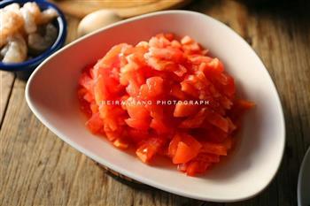 鲜虾番茄疙瘩汤的做法步骤3