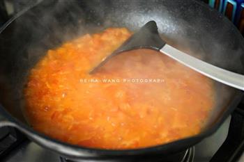 鲜虾番茄疙瘩汤的做法步骤5