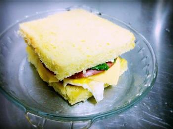 爱心早餐 三明治的做法图解6