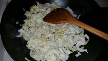 清炒白菜-29大卡／百克的减肥排毒菜的做法图解4