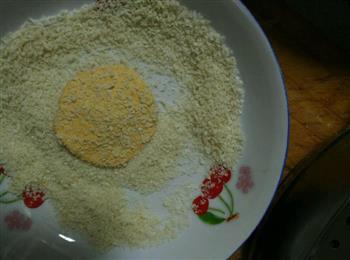 南瓜糯米豆沙饼的做法步骤4