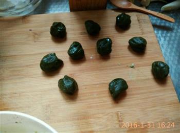 紫薯豆沙酥和抹茶绿豆酥的做法步骤4