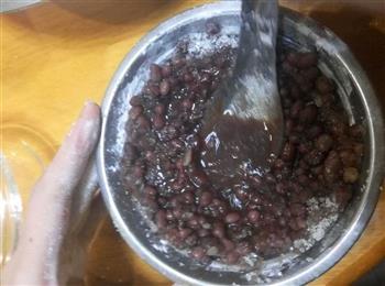 椰丝红豆糯米糍的做法步骤4