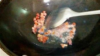 包菜火腿蛋炒饭的做法步骤2