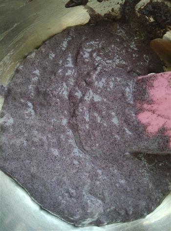 紫米红枣发糕的做法步骤3