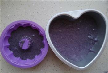 紫米红枣发糕的做法步骤4