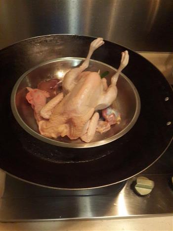 年夜饭特辑-佳景有成 隔水清蒸葱油鸡的做法步骤4