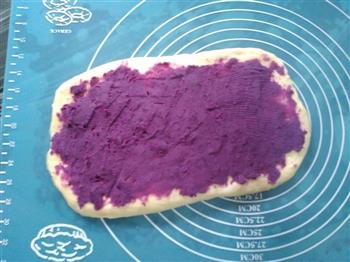 面包机版紫薯炼奶吐司的做法图解6