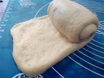 面包机版紫薯炼奶吐司的做法步骤9