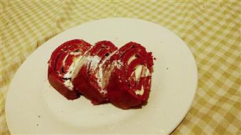 红丝绒海绵蛋糕卷的做法图解10