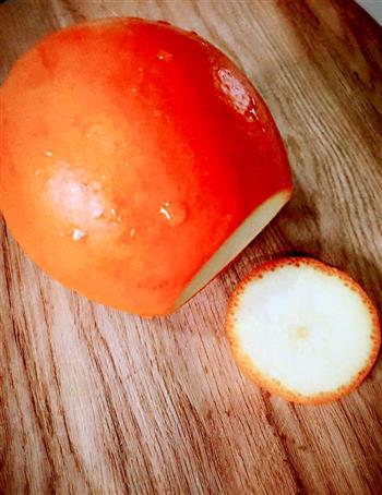 老少皆宜的止咳良方-盐蒸橙子的做法步骤2