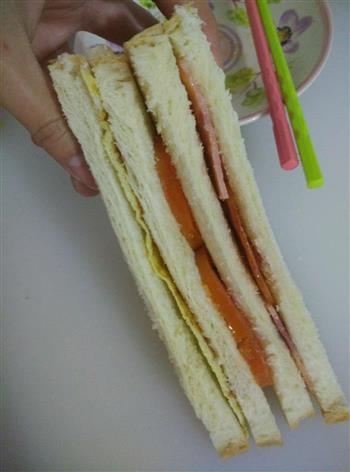 超简单三明治的做法步骤6