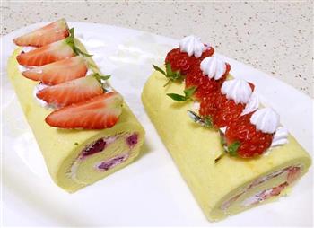 草莓奶油蛋糕卷的做法步骤3