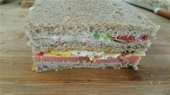 爱心早餐-三明治的做法步骤14