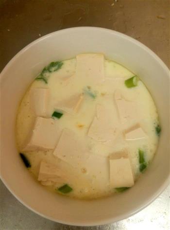 肉沫豆腐蒸蛋的做法步骤4