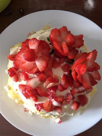 草莓千层蛋糕的做法图解10