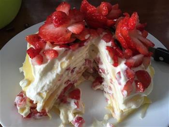 草莓千层蛋糕的做法图解11