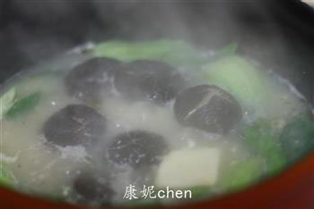 双冬豆腐汤羹的做法步骤7