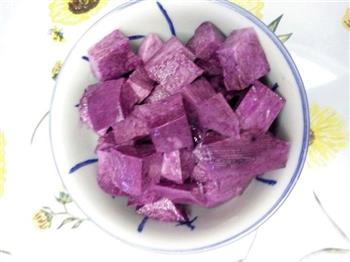 紫薯西米露的做法步骤2