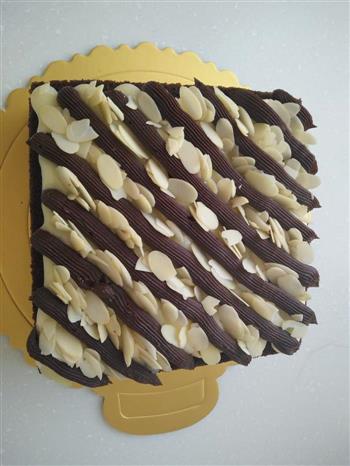 乳酪巧克力方形蛋糕的做法图解30