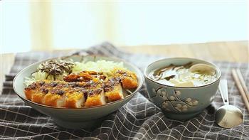 日式猪排饭配味噌汤的做法步骤17