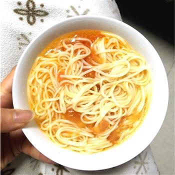 西红柿面条汤的做法图解5
