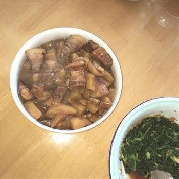 简易电锅 红烧肉炖土豆的做法步骤6