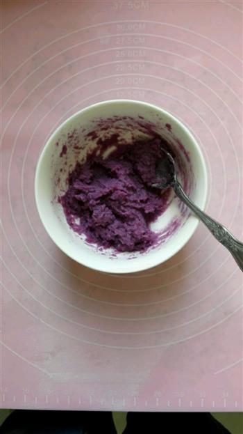健康低卡的紫薯鲜奶水晶汤圆的做法步骤1